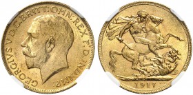 KANADA. George V. 1910-1936. Sovereign 1917 C, Ottawa. Seaby 3997. Fr. 2. NGC MS63. (~€ 305/USD 355)