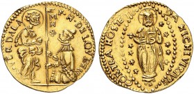 MALTA. Hugues Loubenx de Verdala, 1582-1595. Zecchino o. J., Valetta. 3.37 g. Gatt 09-1Z-02X02. Restelli/ Sammut 2. Fr. 8. Selten / Rare. Vorzüglich /...
