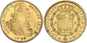MEXIKO. Carlos IV. 1788-1808. 8 Escudos 1797, FM-Mexico City. 26.98 g. Cayon 14519. Fr. 43. Vorzüglich / Extremely fine. (~€ 875/USD 1010)