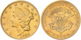 USA. 20 Dollars 1860, San Francisco. Fr. 172. Selten / Rare. PCGS XF40. (~€ 1755/USD 2020)