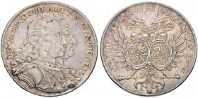 DEUTSCHLAND. Bayern, Herzogtum, seit 1623 Kurfürstentum, seit 1806 Königreich. Karl Albert (Karl VII.), 1726-1745. Taler 1740, Mannheim. Auf das Vikar...