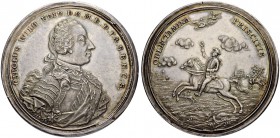 DEUTSCHLAND. Brandenburg-Ansbach, Markgrafschaft. Karl Wilhelm Friedrich, 1723-1757. Taler o. J. (um 1753), Schwabach. Falkentaler, 2. Falkentaler auf...