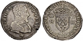 FRANKREICH. Königreich und Republik. Henri II. 1547-1559. Teston 1555 H, La Rochelle. 9.49 g. Duplessy 983. Leichter Doppelschlag, sonst schön ausgepr...
