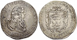 ITALIEN. Retegno. Antonio Teodoro Trivulzio, 1676-1678. 2 Filippi 1676. 55.16 g. MIR 899/1. Dav. 4135. Selten / Rare. Gutes sehr schön / Good very fin...
