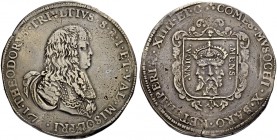 ITALIEN. Retegno. Antonio Teodoro Trivulzio, 1676-1678. 2 Filippi 1676. 55.18 g. MIR 899/1. Dav. 4135. Selten / Rare. Sehr schön / Very fine. (~€ 875/...