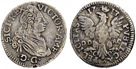 ITALIEN. Savoyen / Sardinien. Vittorio Amedeo II. 1713-1718. Tari 1713, Palermo. 2.48 g. MIR 899. Biaggi 769 a. Von grösster Seltenheit / Of the highe...