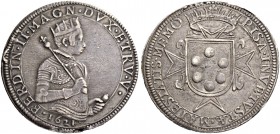 ITALIEN. Toscana. Ferdinando II Medici, 1621-1670. Tallero 1621, Firenze. Für Pisa. 27.83 g. MIR 449 (R2). Dav. 4197. Selten / Rare. Kleiner Schrötlin...