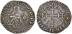 KREUZFAHRER. Johanniter auf Rhodos. Roger II. des Pins, 1355-1365. Gigliato o. J. 3.33 g. Metcalf 1195. Schlumberger Tf. IX, 21. Kleine Prägeschwäche ...