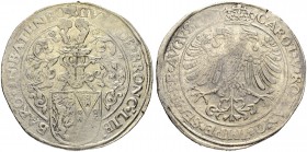 NIEDERLANDE. Batenburg, Herrschaft. Wilhelm IV. 1542-1586. Taler o. J. Mit Titel von Karl V. 28.09 g. Delmonte 524 (R2). Dav. 8552. Selten / Rare. Etw...