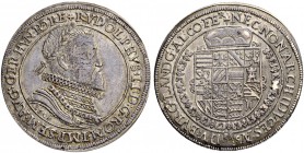RDR / ÖSTERREICH. Rudolf II. 1576-1612. Taler 1603, Ensisheim. Münzmeisterzeichen B auf dem Schulterstück. 27.95 g. Klemesch 60. Moser/Tursky 582. Dav...