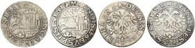 SCHWEIZ. Schaffhausen. Dicken 1614 & 1617. Lot von 2 Exemplaren. 8.13 g. HMZ 2-765b, c. Unterschiedlich erhalten / Various conditions. (2) (~€ 130/USD...