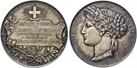 SCHWEIZ. Thurgau. Medaille des Kantons. Silbermedaille 1903. VII. Schweizerische Ausstellung für Landwirtschaft, Forstwirtschaft und Gartenbau in Frau...