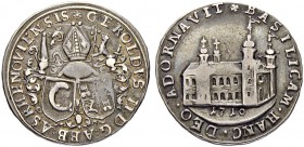 SCHWEIZ. Zürich. Rheinau, Abtei. Gerold von Zurlauben, 1697-1735. Dukat 1710. Silberabschlag. 4.84 g. Richter (Proben) 1-909. Sehr selten / Very rare....