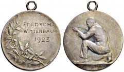 SCHWEIZ. Schützentaler und Schützenmedaillen. St. Gallen. Silbermedaille 1923. Wittenbach. Feldschiessen. 6.73 g. Richter (Schützenmedaillen) 1196Aa (...