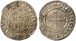 LOTHRINGEN. René I. d'Anjou, 1431-1453 
Denier. Wappen / Kreuz mit vier Sternen in den Winkeln (!).
DS 11/7 var., Flon 434/3 var., Slg. Robert 1370 ...