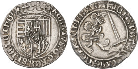 LOTHRINGEN. René II., 1473-1508 
Double Gros o. J. Gekröntes Wappen / Schwertarm aus Wolken.
DS 13/8, Flon 566/36 ss - vz
