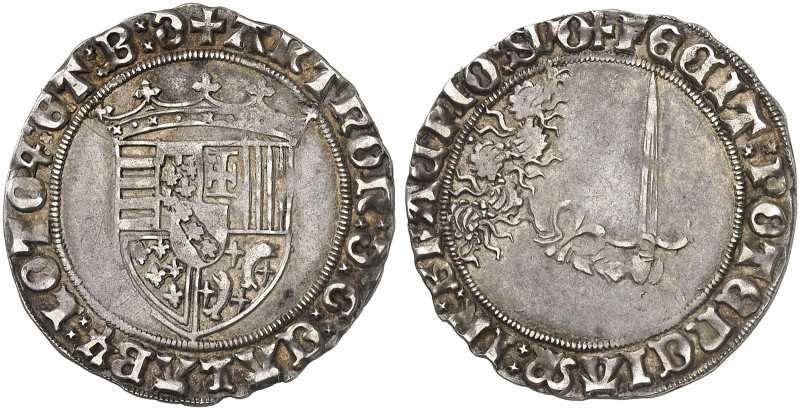 LOTHRINGEN. Antoine, 1508-1544 
Double Gros o. J. Gekröntes Wappen, Schrift end...