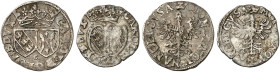 LOTHRINGEN. Charles III., 1545-1608 
Lot von 2 Stück: Gros. J., Demi Gros o. J.
beide früher Charles IV. zugeschrieben (DS 26/8, 10), Flon 661/154, ...