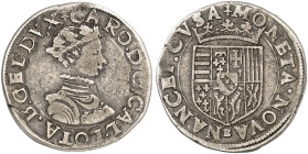 LOTHRINGEN. Charles III., 1545-1608 
Teston o. J. (nach 1563), Mzz. B = Nicolas Briseur.
DS - , Flon 640/66 s - ss