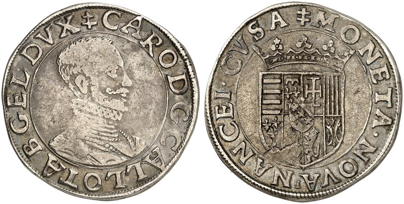 LOTHRINGEN. Charles III., 1545-1608 
Teston o. J. (nach 1574), Mzz. F = Jean Fe...