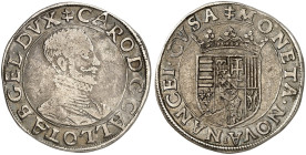 LOTHRINGEN. Charles III., 1545-1608 
Teston o. J. (nach 1574), Mzz. F = Jean Ferry.
DS 21/4, Flon 645/87 ss

ex Peus 328 (1990) 880