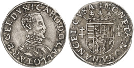 LOTHRINGEN. Charles III., 1545-1608 
Quart de Teston o. J., Mzz. F = Jean Ferry.
DS 21/5 var., Flon 645/89 f. vz

ex Spink, Zürich 24 (1987) 123