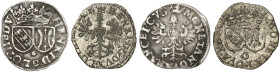 LOTHRINGEN. Henri II., 1608-1624 
Lot von 2 Stück: Gros o. J., 1x die Umschriften von Vs. und Rs. vertauscht.
beide fehlen bei Flon ss