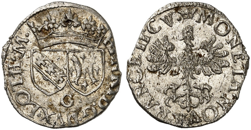 LOTHRINGEN. Henri II., 1608-1624 
Gros o. J.
DS 25/10 var., Flon 677/31 unrund...