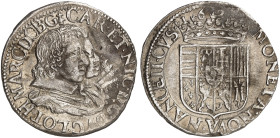 LOTHRINGEN. Charles IV. et Nicole, 1624-1625 
Teston 1624.
Flon 689/2 ss

ex Frankfurter Münzhandlung 139 (1992) 149