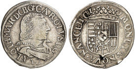 LOTHRINGEN. Charles IV., 1. Regierung, 1625-1634 
Teston 1626, à la collerette.
DS - , Flon 699/6, Slg. Robert - selten ! s - ss