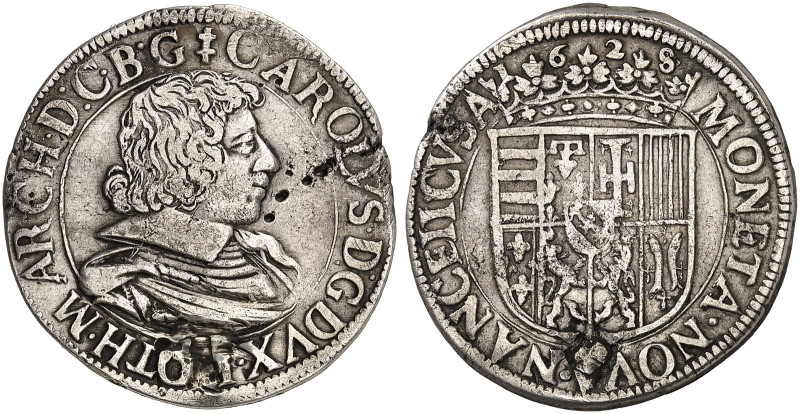 LOTHRINGEN. Charles IV., 1. Regierung, 1625-1634 
Teston 1628.
Flon 701/12 ges...