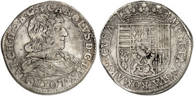 LOTHRINGEN. Charles IV, 2. Regierung, 1638-1639 
Ein zweites Exemplar, mit verstopftem O.
Vs. kl. Sammlerzeichen, s - ss