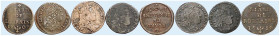 LOTHRINGEN. Leopold, 1690-1729 
Lot von 8 Stück: Kupfer-Liards 1706, 1707, 1708, mit jüngerer Büste, 1714, 1715, 1726, 1727, 1728, mit älterer Büste....