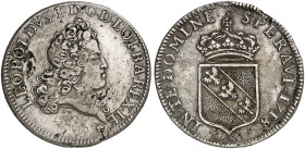 LOTHRINGEN. Leopold, 1690-1729 
Double Teston 1718, vom gleichen Typ.
Flon 905/110 kl. Sfr., ss