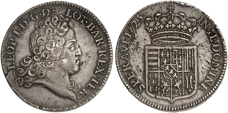 LOTHRINGEN. Leopold, 1690-1729 
Écu d'Aubonne oder Leopold d'Argent 1725.
Dav....