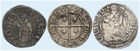 METZ. - Stadt. 
Lot von 3 Stück: Bugne o. J. Kniender Stephanus / Kreuz, verschiedene Schrifttypen.
DS 1, 3, 4 s, ss