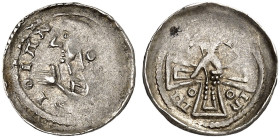 METZ. - Bistum. Johann I. von Aspermont, 1224-1238 
Denier, 1. Typ. Büste n. links / Kreuz mit aufgelegter Hand.
ss

aus dem Fund von Landstuhl vo...