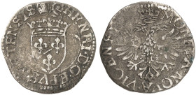METZ. - Bistum. Heinrich von Verneuil, 1612-1652 
Gros Lorrain o. J., Vic sur Seille.
Flon 768/3 RR ! s - ss

ex unserer Auktion 30 (2000) 894