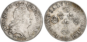 METZ. - Königlich französische Münzstätte. Louis XIV., 1643-1715 
10 Sols aux 4 Couronnes 1706, AA.
Dupl. 1550 (Typ nur in Metz und Strasbourg geprä...