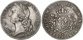 METZ. - Königlich französische Münzstätte. Louis XV., 1715-1774 
Écu au bandeau 1754, AA.
Dav. 1331, Dupl. 1680, Gad. 322 ss