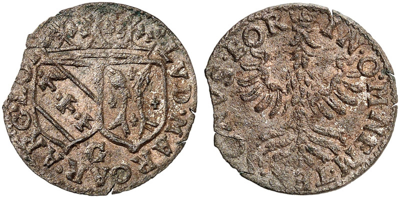 CHÂTEAU REGNAULT. Louise Marguerite de Lorraine, 1614-1629 
Gros Lorrain o. J....