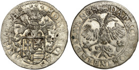CHÂTEAU REGNAULT. Louise Marguerite de Lorraine, 1614-1629 
Adlerschilling o. J.
DeMey D73, Slg. Tissière - abgebildet in Hoffmann's Münzschlüssel v...
