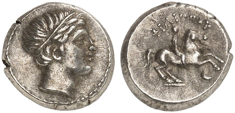 GRIECHISCHE MÜNZEN. KÖNIGREICH MAKEDONIEN. Philippos II., 359 - 336 v. Chr. 
Te...