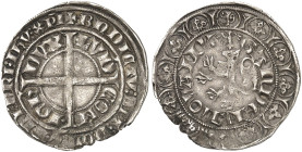 EUROPA. - FLANDERN. Ludwig von Nevers, 1322-1346. 
Löwengroschen o. J. (1339), Gent oder Leuven, Münzunion zwischen Flandern und Brabant.
Vanhoudt A...