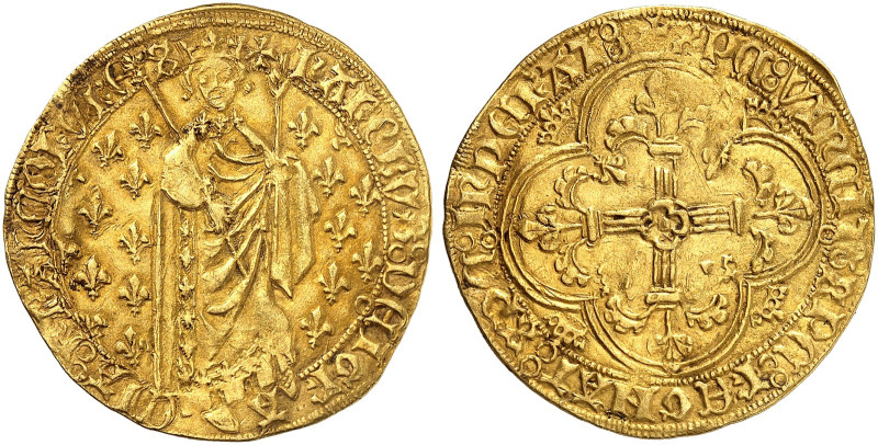 EUROPA. FRANKREICH. - Königreich. Charles VII., 1422-1461. 
Royal d'or o. J., L...