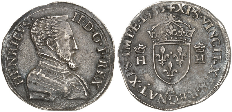 EUROPA. FRANKREICH. - Königreich. Henri II., 1547-1559. 
Teston 1553, A - Paris...