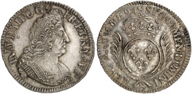 EUROPA. FRANKREICH. - Königreich. Louis XIV., 1643-1715. 
1/2 Écu aux palmes 1694, S - Reims.
Dupl. 1521 A, Gad. 185 schöne Patina, vz - prfr