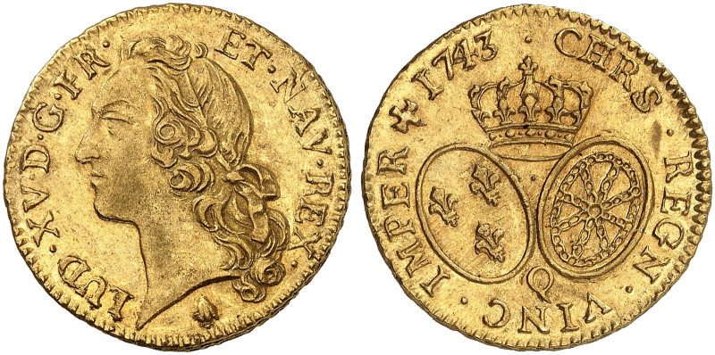 EUROPA. FRANKREICH. - Königreich. Louis XV., 1715-1774. 
Louis d'or au bandeau ...