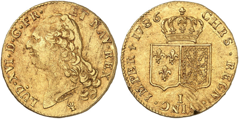 EUROPA. FRANKREICH. - Königreich. Louis XVI., 1774-1792. 
Doppelter Louis d'or ...