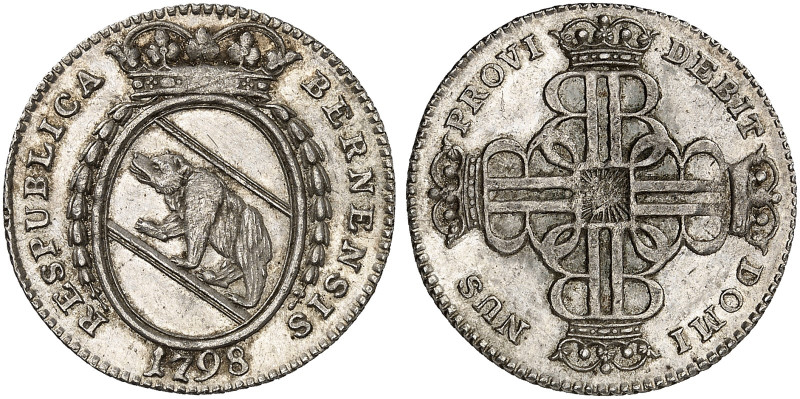 EUROPA. - BERN. 
20 Kreuzer 1798.
D. T. 517b, HMZ 2-221m ss - vz